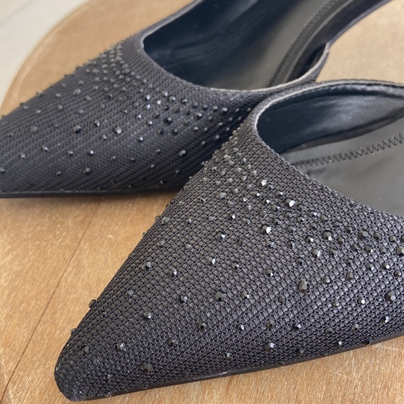 Zara Crystal Studded Stiletto Heel Shoes Women's Size EU 39 US 8 - Picture 10 of 13